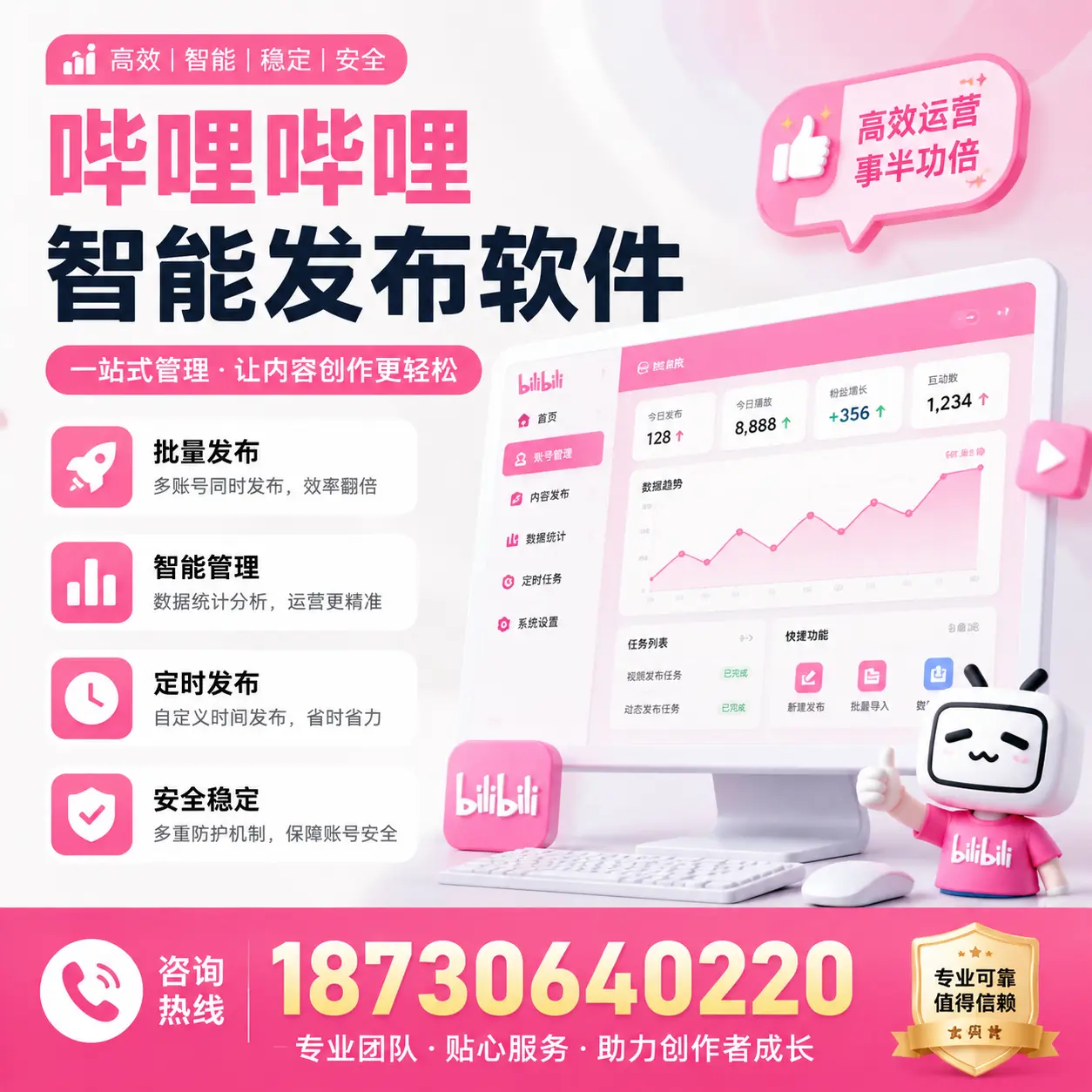 如何评估哔哩哔哩智能发布软件的ROI?苏州 企业必读